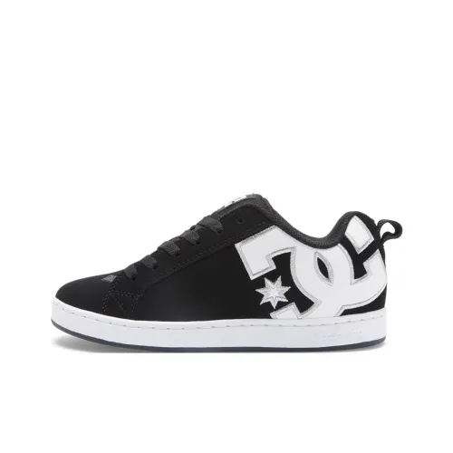 DC Shoes Court Graffik Low Топ Повседневная обувь Женская Черный Белый