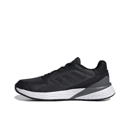 Adidas ULT Шокаблоки Дышащая Резистентная Низкая Верх Беговые Кроссовки Женские Черный Серый