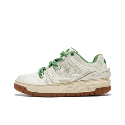 OGR Тип PLAY Collection Gamer Космос 1 Togo Низкие Кроссовки для скейтбординга Унисекс Белый Зеленый Базовый Экрю [Улучшенный]