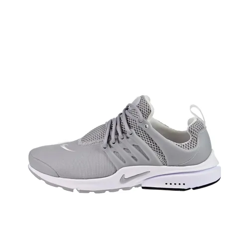 Nike Air Presto Shock Absorbing Противоскользящий Износостойкий Дышащий и Легкий Низкий Топ Беговые кроссовки Мужские Серые