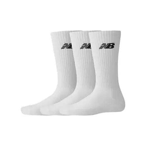 New Balance 3 пары Белые Унисекс Носки до икры MID