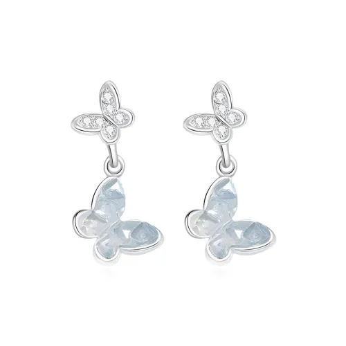 Серьги JUICY GRAPE с цирконием женские