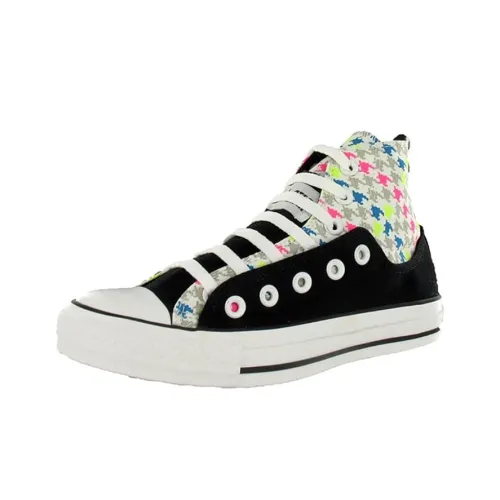 Converse Chuck Taylor All Star Устойчивые к истиранию амортизаторы Высокие кеды Унисекс Черные