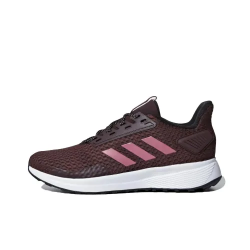 Adidas Duramo 9 Slip Resistant Low Top Повседневные Беговые кроссовки Женские Красный Коричневый