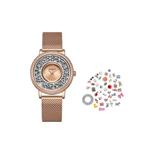 JUNO MALLET· Наручные часы Кварцевый механизм Ремешок из нержавеющей стали Золотой циферблат Женские часы