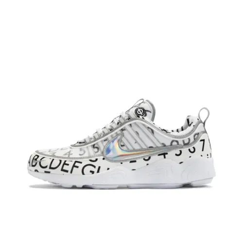nike Zoom Spiridon Нескользящий Легкий Низкий Топ Повседневная обувь Мужская Белый Граффити