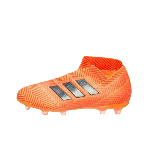 Adidas Nemeziz SG Мягкая трава Амортизация Износостойкие футбольные бутсы Унисекс Оранжевый
