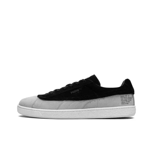 PUMA Suede Series Low Топ Скейтборд Кроссовки Унисекс Черный