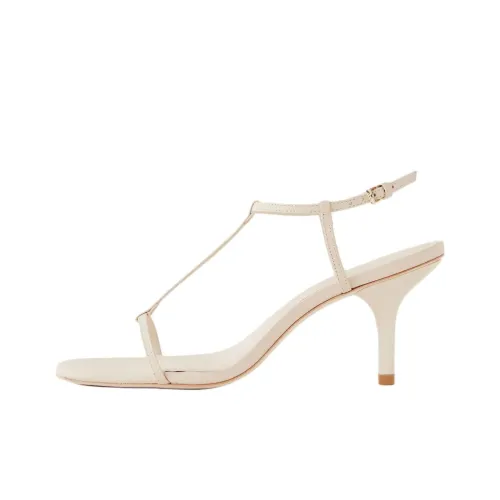 Reformation Gemi one Ремень Сандалии 7,5 см Женские Бежевые