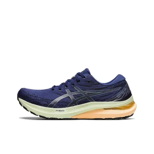 Asics Gel KAYANO 29 Low Топ Беговые кроссовки Мужские Синие Зеленые
