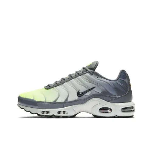 Nike Air Max Plus 'Gradient GREY Volt' Амортизация Износостойкий Низкий Топ Повседневная Обувь Унисекс Серый