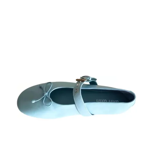 MIU MIU Mary Jane Shoes Женские Blue
