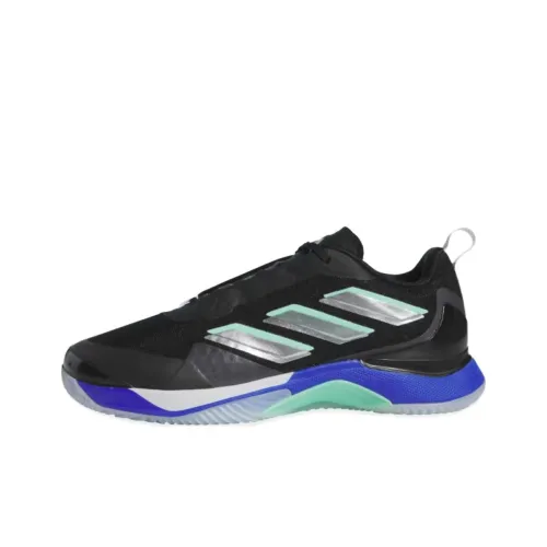 Adidas Slip-resistant Abrasion-resistant MID Топ Кроссовки для тенниса Женские Черный Белый