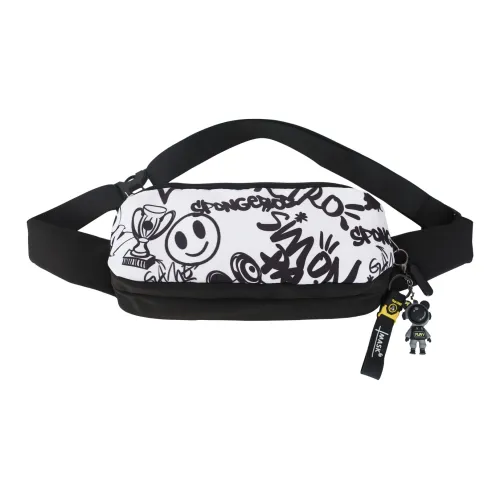 MOK Nylon Сумка через плечо Бананка Сумка через плечо Обычная Унисекс Многоцветная