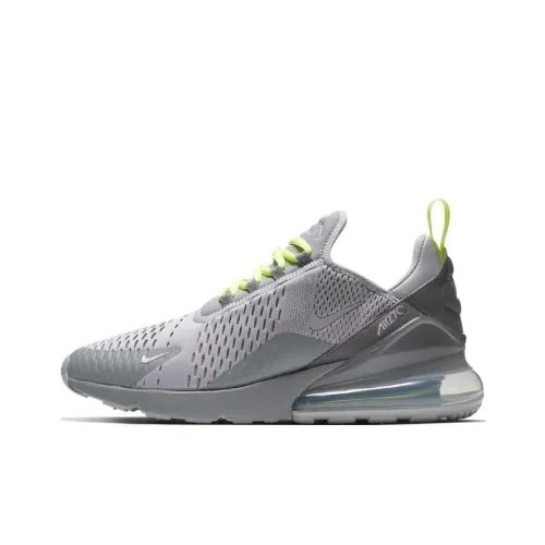 Nike Air Max 270 Balanced Легкий Низкий Топ Беговые кроссовки Унисекс Серый