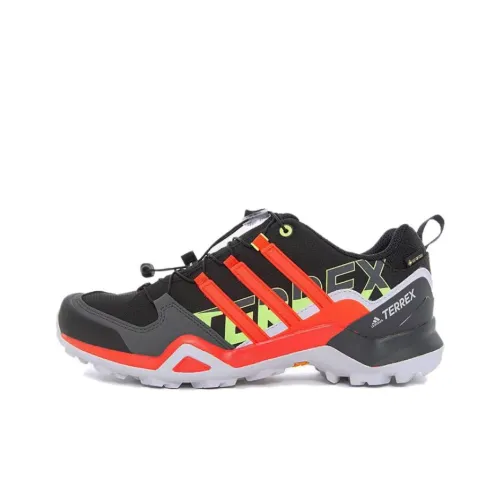 adidas Terrex SWIFT R2 GORE TEX Амортизация Износостойкий Низкий Топ Походная обувь Мужская Черный Красный