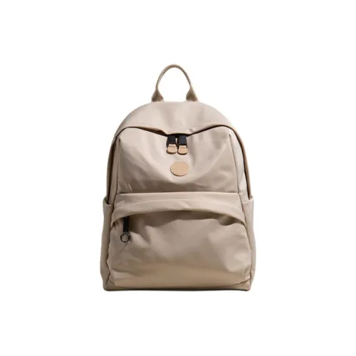 MISS MUSI Nylon Рюкзак Средний Женский Черный Абрикос
