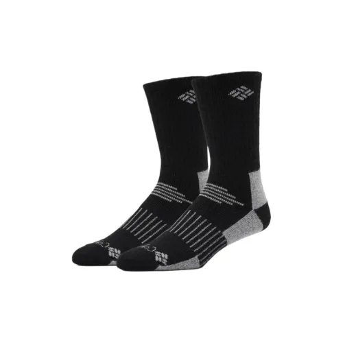 Columbia 2 пачки черные мужские носки MID до икры