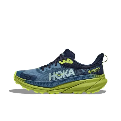 HOKA ONE ONE Challenger ATR 7 Амортизаторы Slip-resistant Низкий топ Беговые кроссовки Мужские Синие
