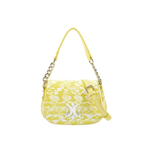 MACK JODAER Сумка через плечо из синтетической кожи женская светло-желтая