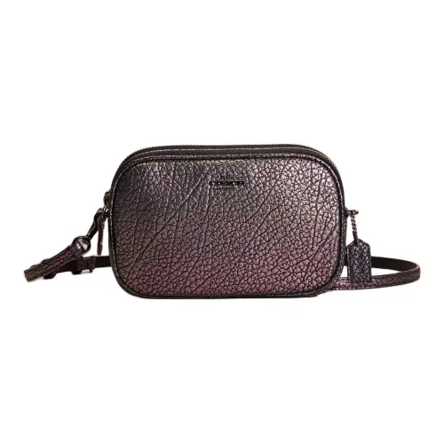 COACH Sadie Кожа Сумка через плечо Маленькая Женская Темно-Бронзовая