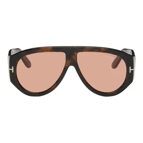 TOM FORD Ацетат Aviator Солнцезащитные очки Унисекс Черепаховый