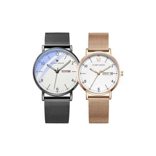 Disney Кварцевый механизм металл ремешок унисекс белый циферблат