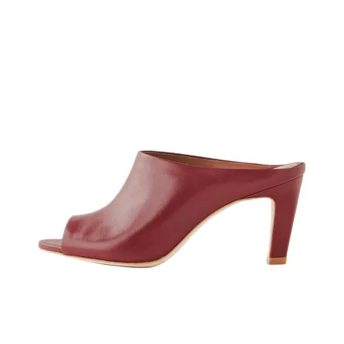 Reformation Слипоны 7,5 см Женские Красные