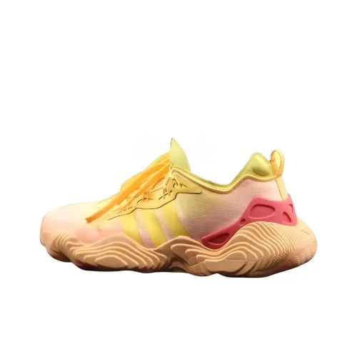 Adidas Trae Young 3,0 Устойчивые к истиранию низкие баскетбольные кроссовки для мужчин желто-розовые