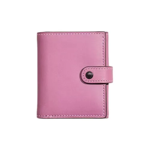 COACH Трехсекционный кошелек из кожи мини женский Primrose