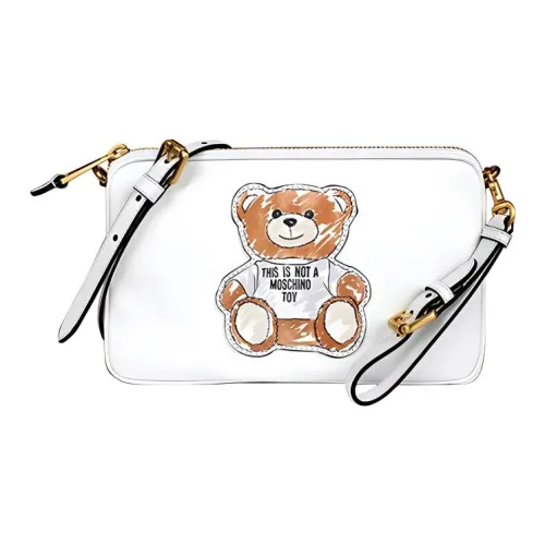 MOSCHINO Сумки через плечо из ПВХ Женские Белые