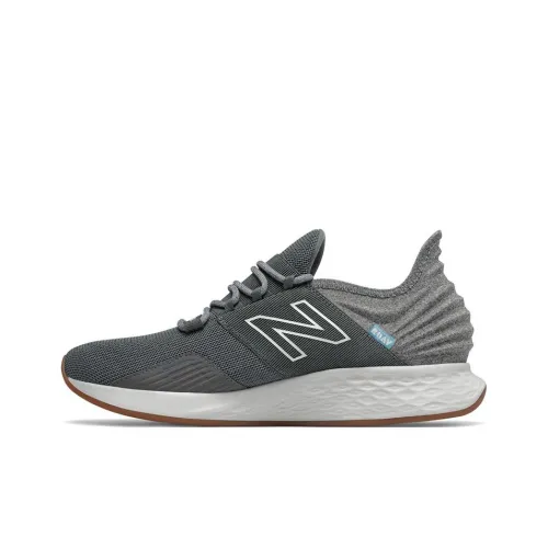 New Balance NB Свежий Пена ROAV Низкий Топ Марафон Беговые кроссовки Унисекс Серый