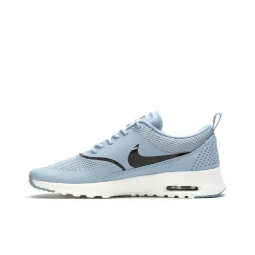 Nike Air Max THEA Амортизация Износостойкий Низкий Топ Повседневная Обувь Женская Синяя Белая