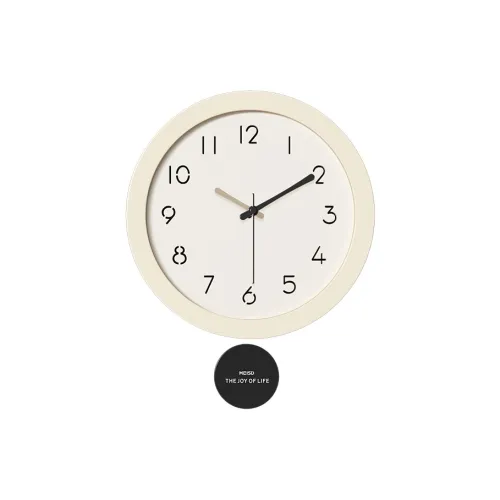 Meishida Sweeping Seconds Movement Унисекс Настенные часы Белый