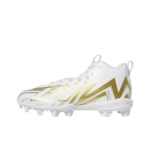 Adidas Freak Амортизация Износостойкие футбольные бутсы Мужские Белый Золото