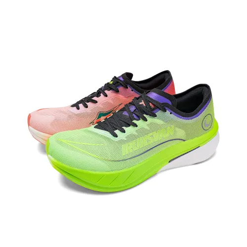 IRUNSVAN Низкий топ беговые кроссовки унисекс алый луна джунгли