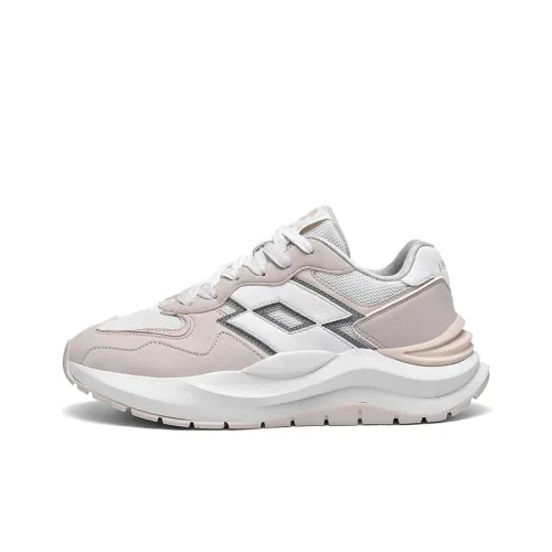 LOTTO Galvatron Тигр Амортизация Дышащий Устойчивый к истиранию Устойчивый к абразиву Низкий Топ Толстая подошва Кроссовки Женские Розовый