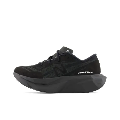 New Balance Elite v4 Беговые кроссовки Низкий Топ Черный Белый Женские