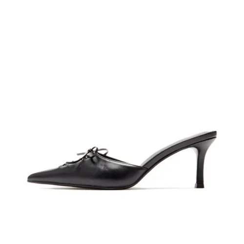 KITH Противоскользящие домашние тапочки женские черные