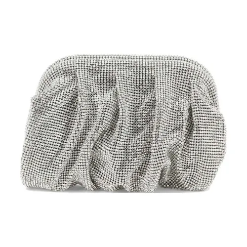 BENEDETTA BRUZZICHES Алюминиевая сетка клатч Женское серебро