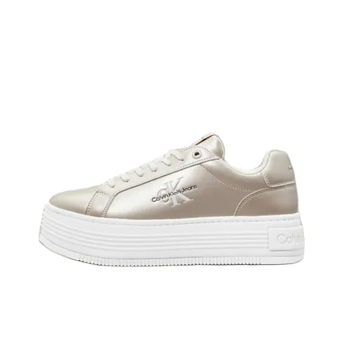 CALVIN KLEIN Низкие кроссовки для скейтбординга женские золотые