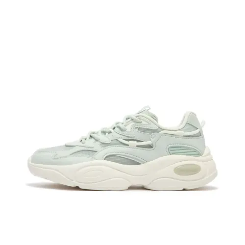 361° Surge 2 Дышащий Низкий Топ Кроссовки с Толстой Подошвой Женские Зеленый Белый