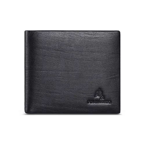 POLOMEISDO Множественные слоты для карт портативный кошелек мужской черный