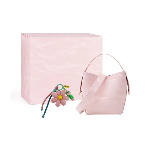 HE BAO BAO Романтический Луна Пряжа ПУ (полиуретан) Универсальный Портативный Сумка через плечо Сумка на плечо Женская Персиково-розовый Облако Зеленый