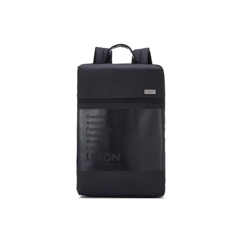 LEXON Полиэстер Рюкзак Стандартный Унисекс Черный