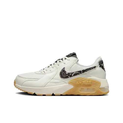 Nike Air Max Excee Low Топ Повседневные Беговые Кроссовки Женские Белые Черные