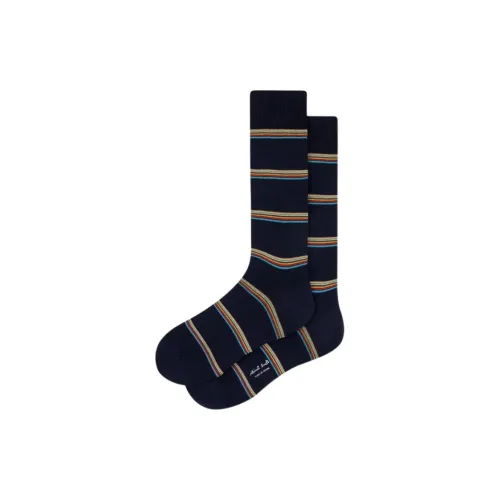 Paul Smith 1 пачка Морской синий Мужской MID Носки до икры