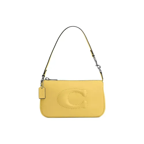 COACH Nolita Коровья кожа Одно плечо Сумка Маленькая Женская SV Daisy Желтый