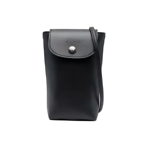 LONGCHAMP Le Pliage Xtra Кожа Коровья кожа Одно плечо Через плечо Чехол для телефона Женский Черный