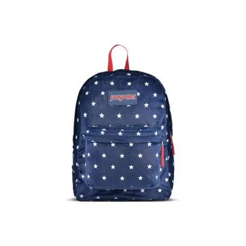 Jansport Ткань Рюкзак Стандартный Унисекс Синий Основа со Звездами
